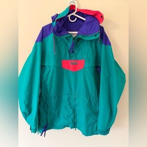 Vintage Columbia Ski Bomber/jacket - colorway is amazing & bright - 90’s medium
